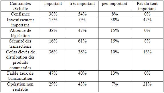 Le commerce électronique : réalité et perspective d'avenir