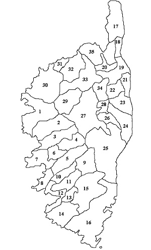 Cadre de référence (les 35 Sous-Micro-Région)