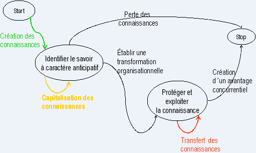 MAP de haut niveau des enjeux du Knowledge Management