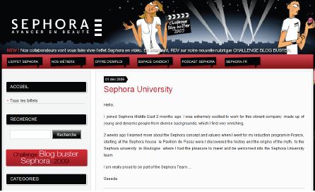 Les blogs entrepris Les blogs entrepris