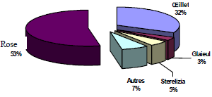 Répartition par espèces