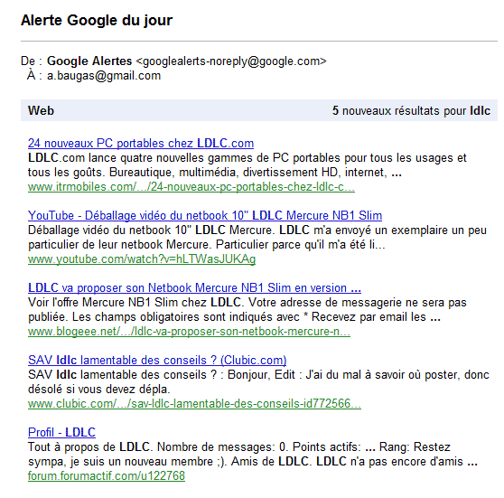 Google alerts, Hyper alerts, Backtweets Alerts, Alerti, Tweettabs