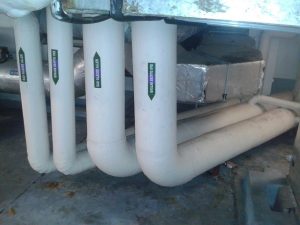 Canalisation à eau glacée