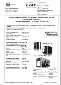 Documcoefficient de performance de carnot