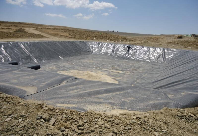 Les bassins de lixiviats - composant du centre d’enfouissement technique