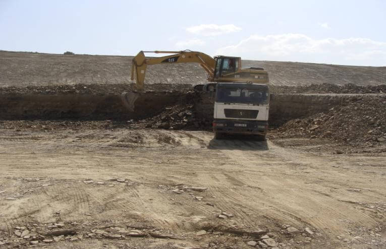 Les Travaux d’excavation du site