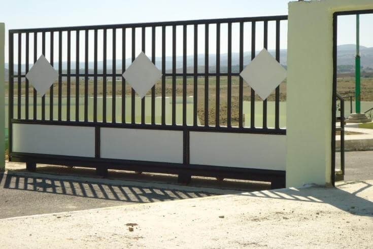 La porte d’entrée de la décharge