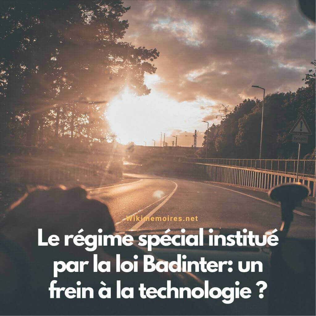 Loi Badinter et voiture autonome: frein à la technologie?