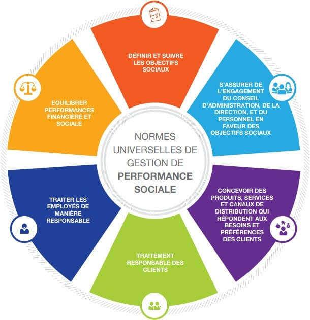 Les 6 catégories des Normes Universelles développées par le SPTF