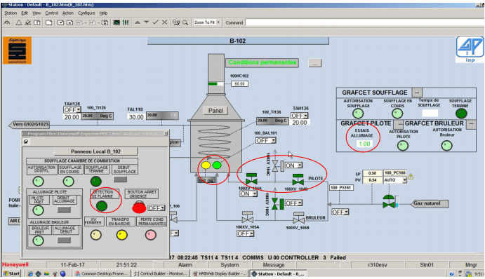 Détection de flamme à la 2ème tentative