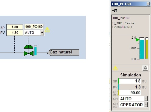 le point 100_PC160 avec le face plate