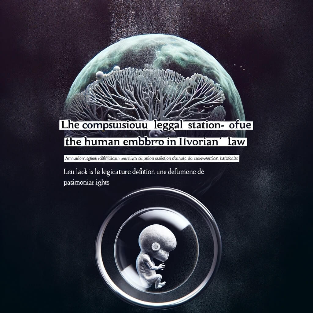 La nature juridique floue de l'embryon humain en droit ivoirien